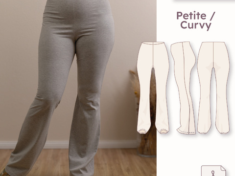 Flared pants – Petite / Curvy 30–48
