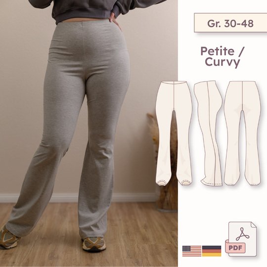 Flared pants – Petite / Curvy 30–48