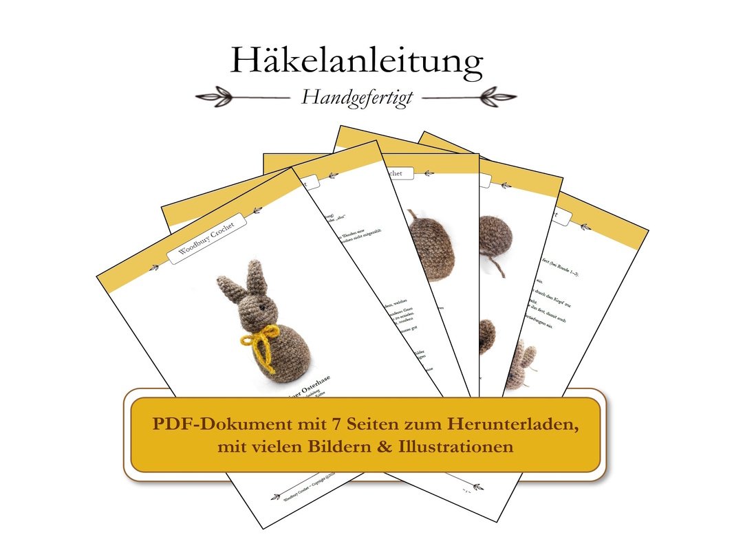 Amigurumi Häkelanleitung in PDF - Osterhase - Bild 9