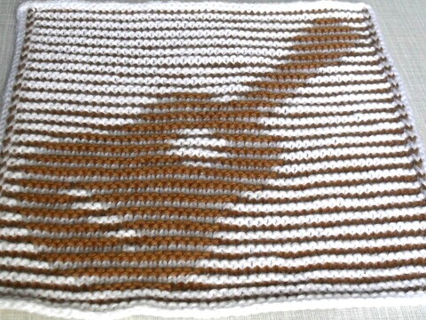 Musik - Gitarre Spüli in Schattenstricktechnik