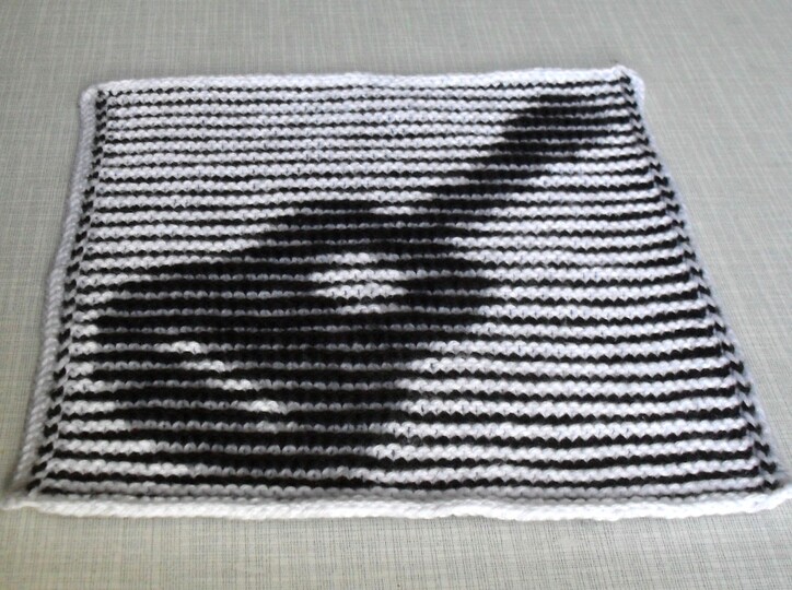 Musik - Gitarre Spüli in Schattenstricktechnik