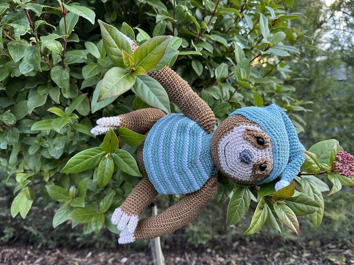 Häkelanleitung - Fausta & Faustus Faultier