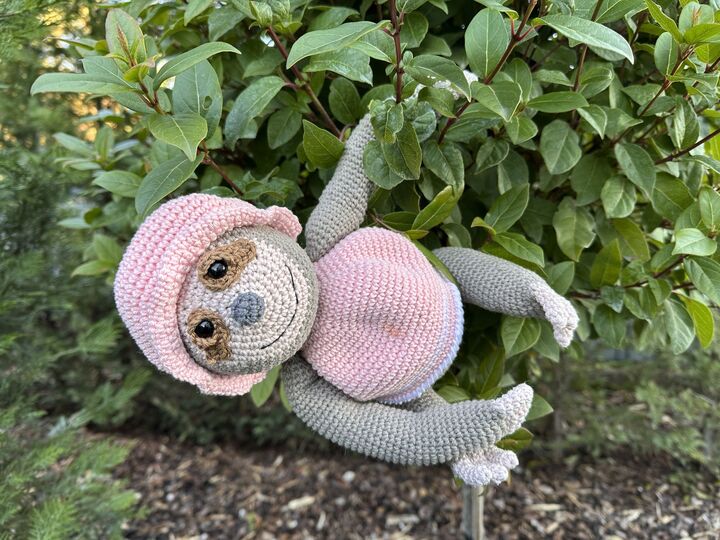 Häkelanleitung - Fausta & Faustus Faultier