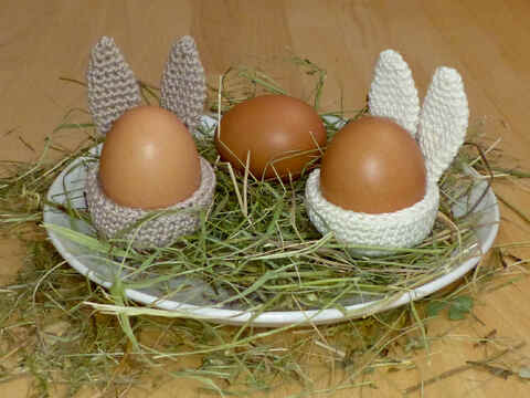 Häkelanleitung Eierbecher Hase