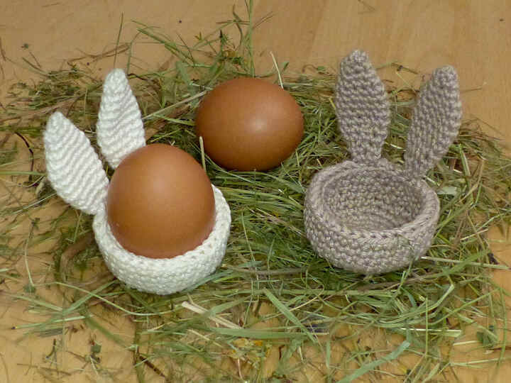 Häkelanleitung Eierbecher Hase