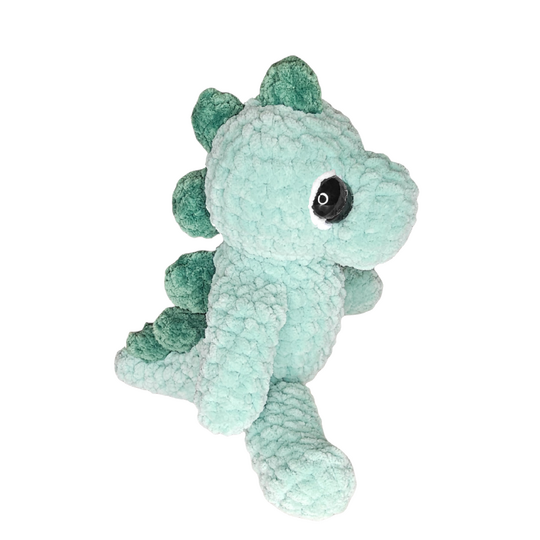 Den kleinen Dino häkeln – ausführliche Amigurumi Häkelanleitung (PDF)