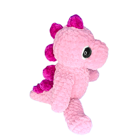 Den kleinen Dino häkeln – ausführliche Amigurumi Häkelanleitung (PDF)