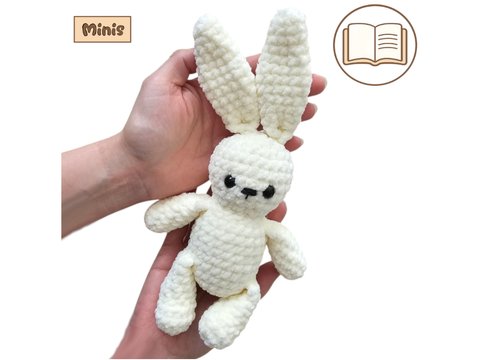 Den kleinen Hasen häkeln – ausführliche Amigurumi Häkelanleitung (PDF)