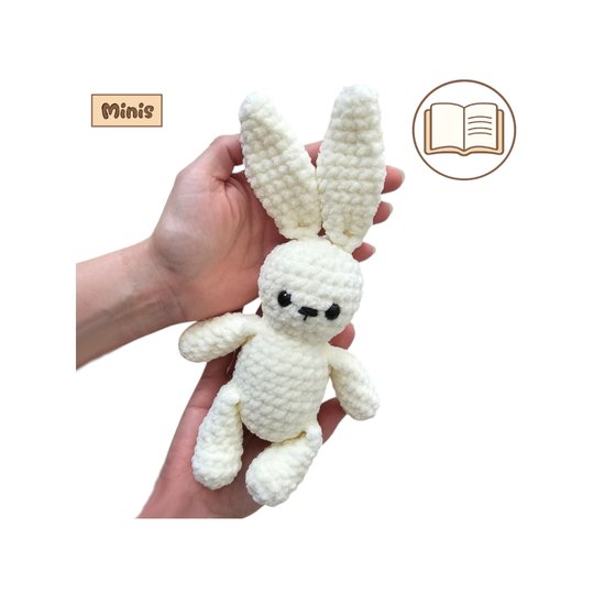 Den kleinen Hasen häkeln – ausführliche Amigurumi Häkelanleitung (PDF)