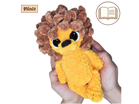 Den kleinen Löwen häkeln – ausführliche Amigurumi Häkelanleitung (PDF)