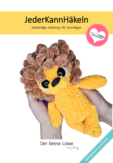 Den kleinen Löwen häkeln – ausführliche Amigurumi Häkelanleitung (PDF)