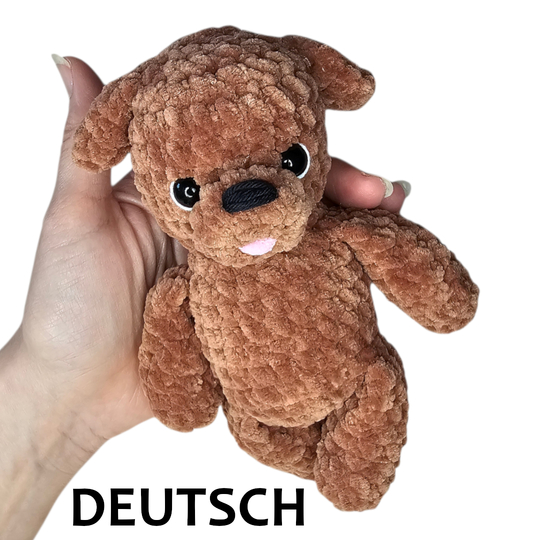 Den kleinen Hund häkeln – ausführliche Amigurumi Häkelanleitung (PDF)