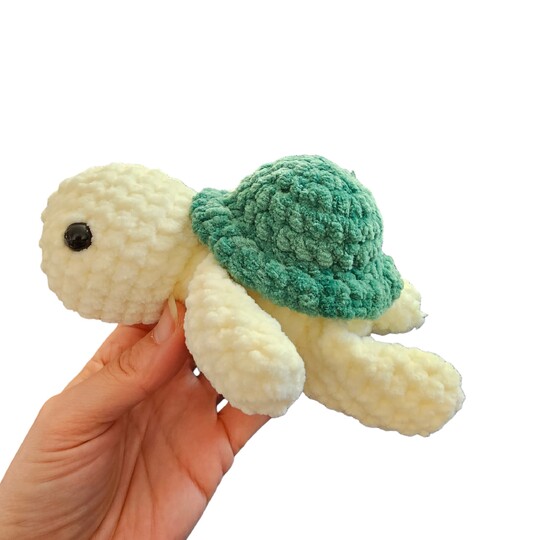 Die kleine Schildkröte häkeln – ausführliche Amigurumi Häkelanleitung (PDF)