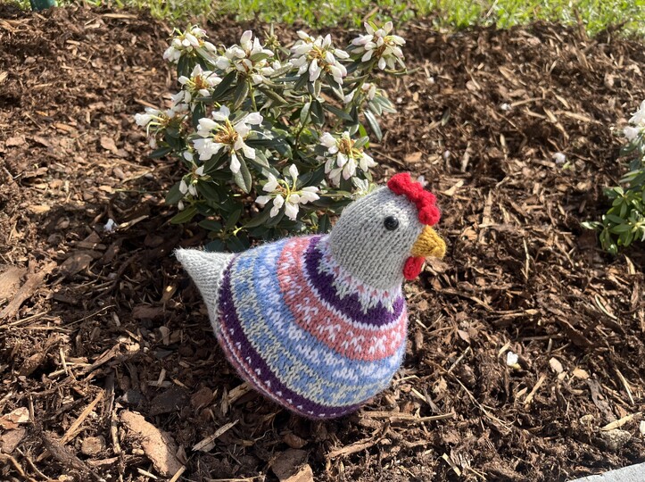 Osterhühner Georg und Friedrich * Strickanleitung