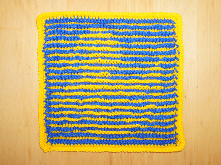 Gummiente Illusionsstricken