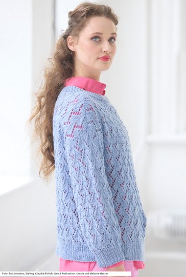 Pullover mit Ajourmuster