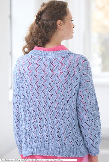 Pullover mit Ajourmuster