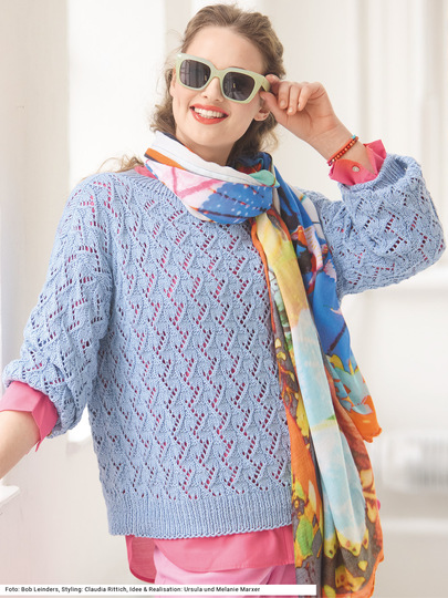 Pullover mit Ajourmuster