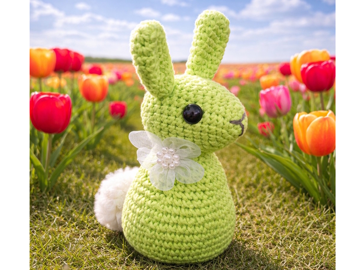 Häkelanleitung Häschen Trio