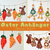 Easter Ornaments - Bunny, Carrot, Chicken, Easter Garland, Granny Square