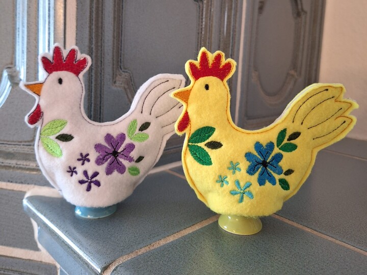 Stickdatei Eierwärmer Huhn