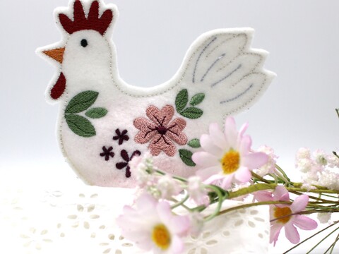 Stickdatei Eierwärmer Huhn