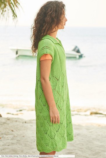 Kleid mit Polokragen