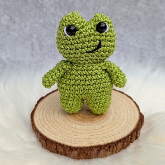 PRINZESSIN-WICHTEL - Häkelanleitung Gnom mit Frosch