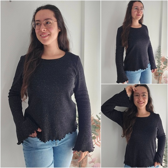 E-Book Schnittmuster Bea Rippshirt Gr. 30 bis 54