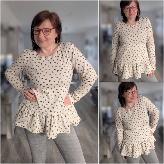 E-Book Schnittmuster Bea Rippshirt Gr. 30 bis 54