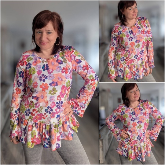 E-Book Schnittmuster Bea Rippshirt Gr. 30 bis 54