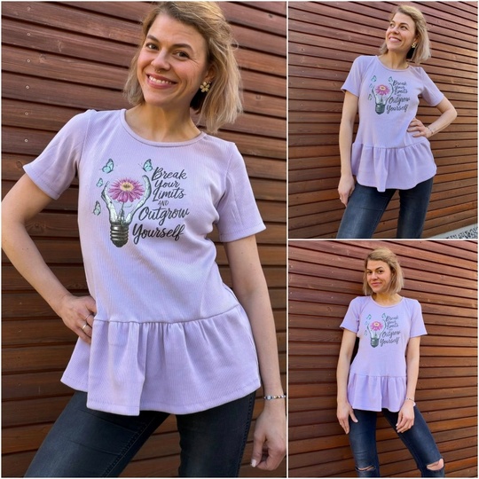 E-Book Schnittmuster Bea Rippshirt Gr. 30 bis 54