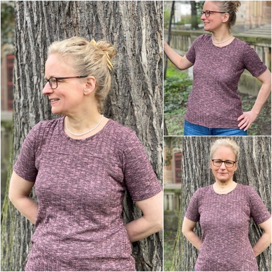 E-Book Schnittmuster Bea Rippshirt Gr. 30 bis 54