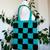 Wasser Schatten Tasche | Häkelanleitung Karo Schultertasche | Granny Square
