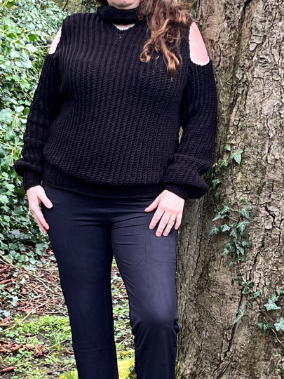 Crochet Pattern Sweater "Black Beauty"