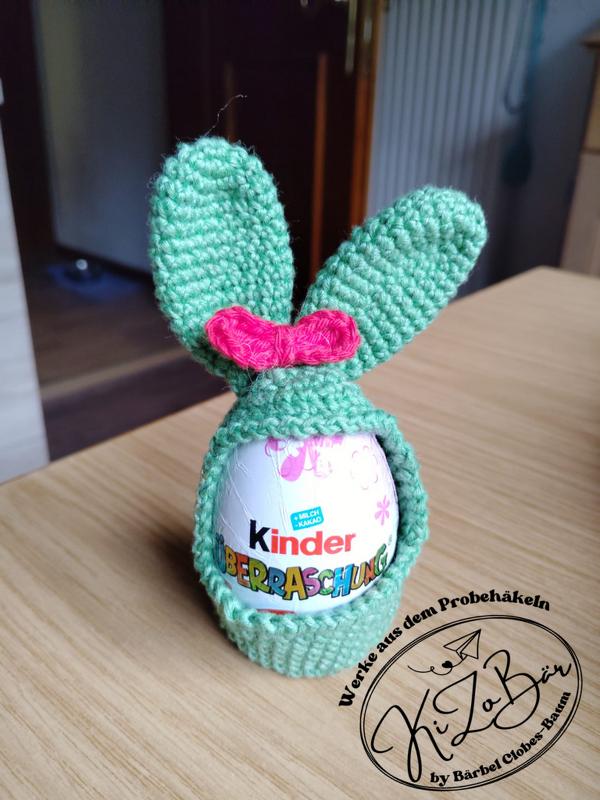 Ü-Ei-Häschen - Häkelanleitung für eine niedliche Hülle für Ü-Eier/Ostereier - Bild 4