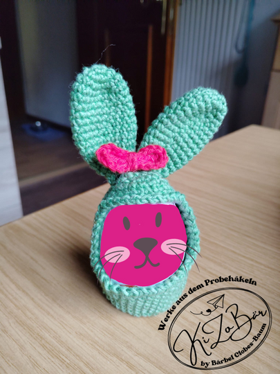 Eier-Hasi - Häkelanleitung für eine niedliche Hülle für Schoko-/Ostereier