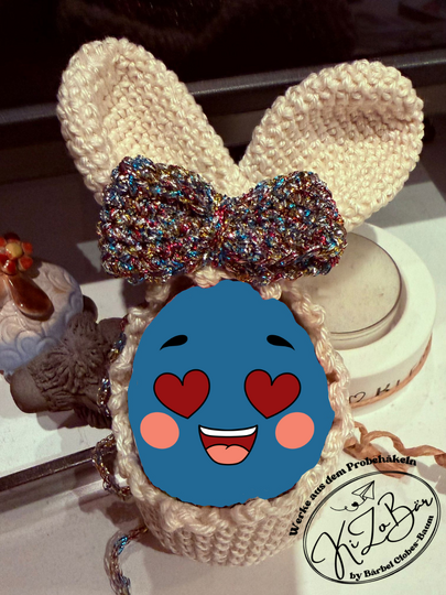 Eier-Hasi - Häkelanleitung für eine niedliche Hülle für Schoko-/Ostereier