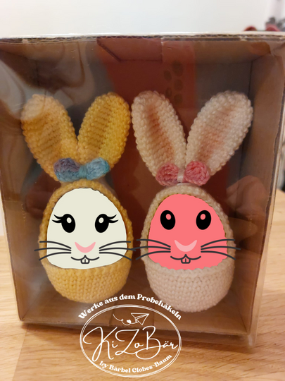 Eier-Hasi - Häkelanleitung für eine niedliche Hülle für Schoko-/Ostereier
