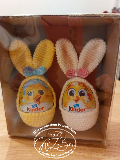 Ü-Ei-Häschen - Häkelanleitung für eine niedliche Hülle für Ü-Eier/Ostereier