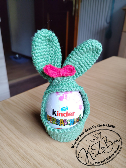 Ü-Ei-Häschen - Häkelanleitung für eine niedliche Hülle für Ü-Eier/Ostereier