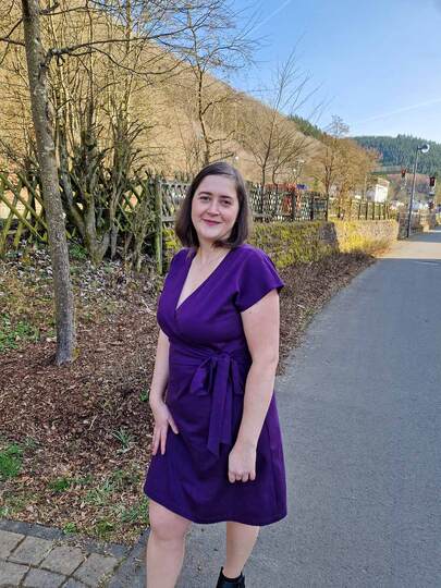 Schnittmuster Wickelkleid Rand und Band Gr. 32 - 62 Damen