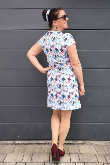 Schnittmuster Wickelkleid Rand und Band Gr. 32 - 62 Damen