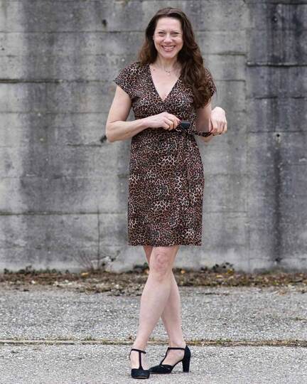 Schnittmuster Wickelkleid Rand und Band Gr. 32 - 62 Damen