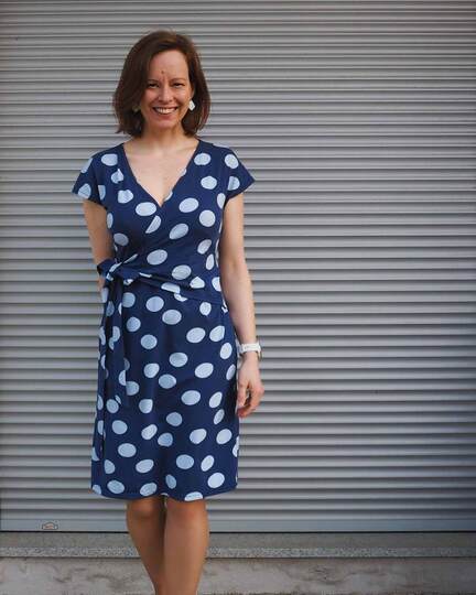 Schnittmuster Wickelkleid Rand und Band Gr. 32 - 62 Damen