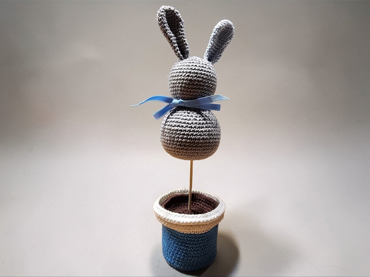 Häkelanleitung Osterhasenbaum / Amigurumi