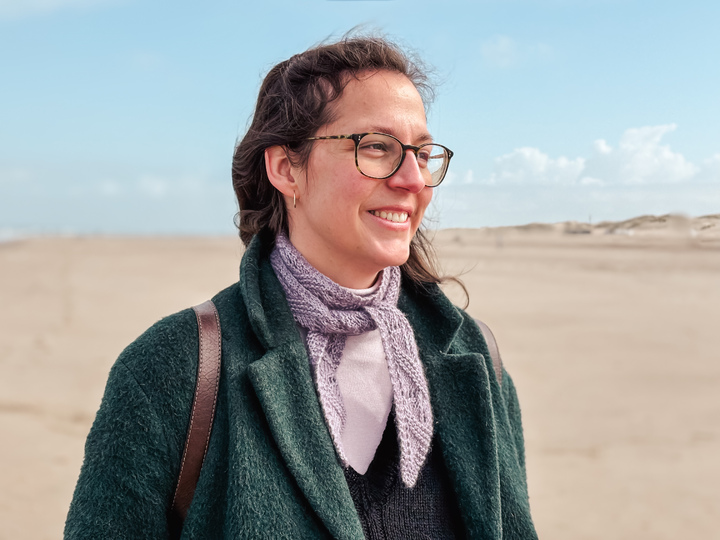 Mara's MountainScarf mini | knitting pattern | knitted scarf