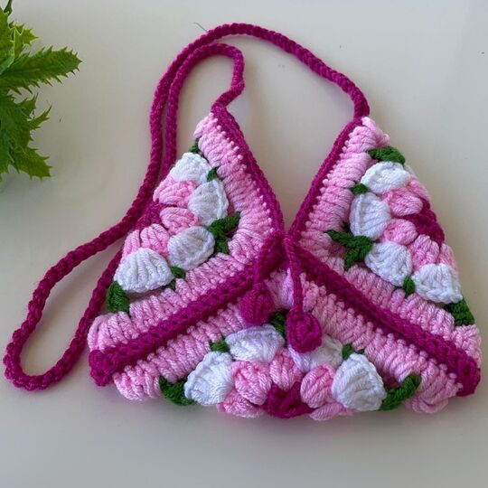 Granny Square Bag Crochet Pattern PDF