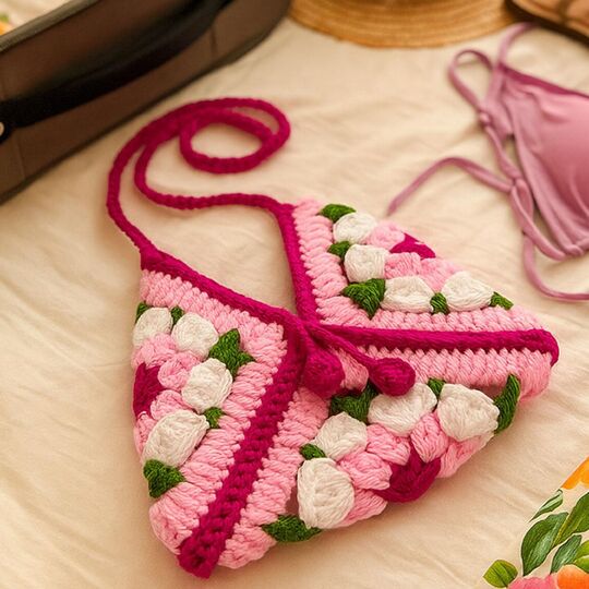 Granny Square Bag Crochet Pattern PDF