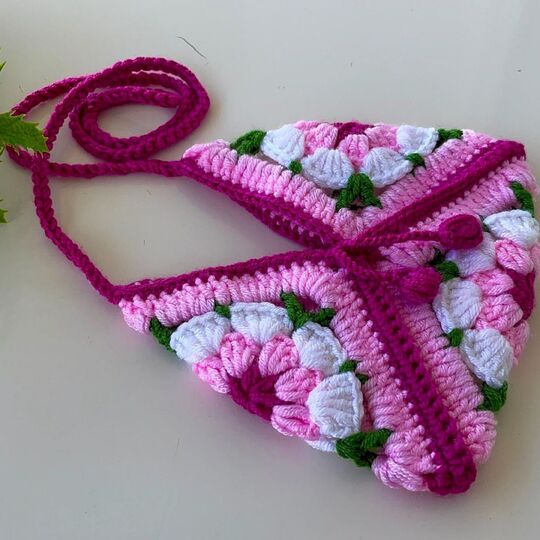 Granny Square Bag Crochet Pattern PDF